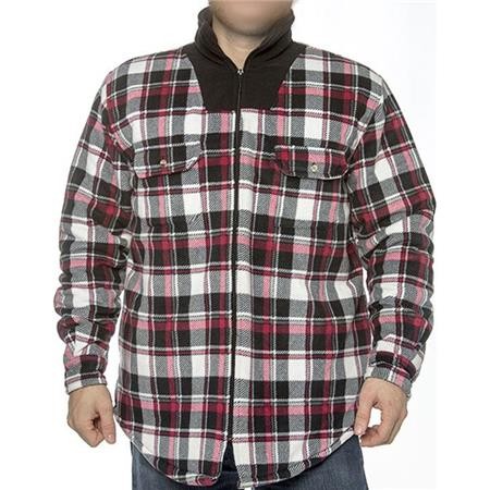 OVERHEMD MET LANGE MOUWEN VOOR MANNEN BARTAVEL TIMBER - NOIR/ROUGE