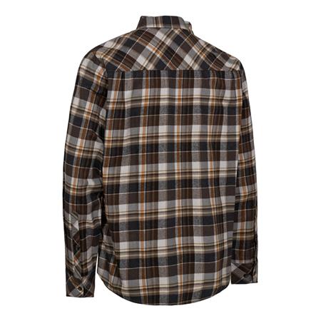 OVERHEMD MET LANGE MOUWEN VOOR MANNEN DEERHUNTER ROBERT - BROWN CHECK