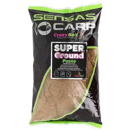 Overtrækningspasta Sensas Crazy Bait Super Ground Paste