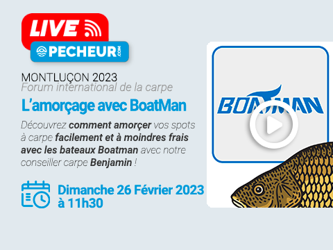 Montluçon 2023 - L'amorçage avec BoatMan