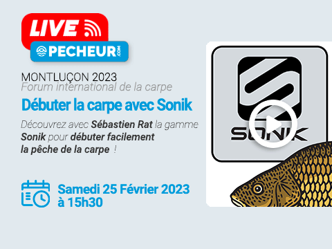 Montluçon 2023 - Débuter la pêche de la carpe avec Sonik