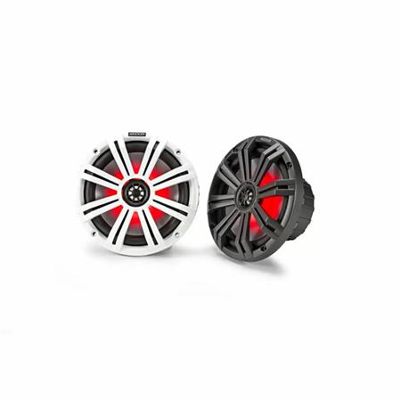Paar Luidsprekers 8'' Kicker Avec Grilles Blanches Et Noires