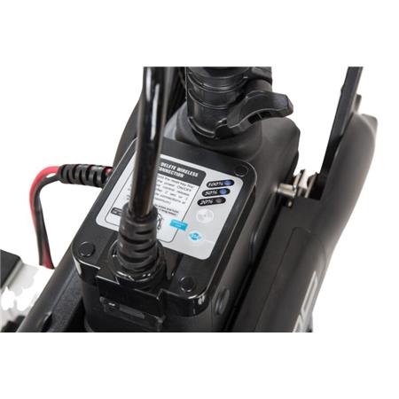 PACHET ENERGY CAYMAN B 55LBS HASWING CU PEDALĂ FĂRĂ FIR, TELECOMANDĂ, PLACĂ QUICK RELEASE ?I BATERIE MARINA 12V 100A