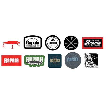 Pack Autocollant Rapala 10 Sticker Pack