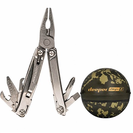 PACK AVENTURE DEEPER CHIRP+4 + PINCE LEATHERMAN