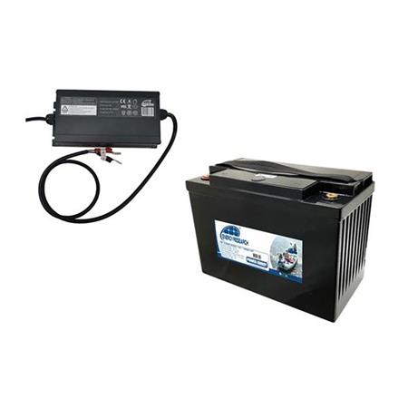 Pack Battery Energy Research Lithium 12V 100 Ah + Charger