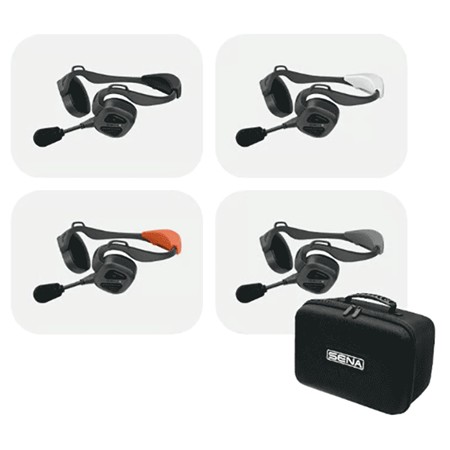 Pack De Cuatro Cascos Bosun Quad Sena Completos