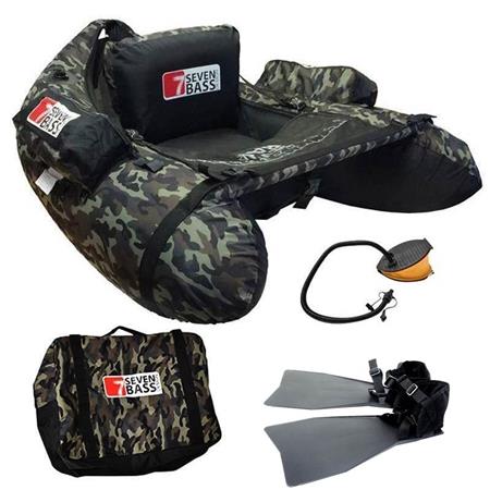 Pack Float Tube Seven Bass Camou First