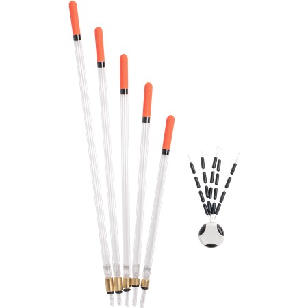 Pack Flotteur Zebco Loaded Crystal Waggler Kit