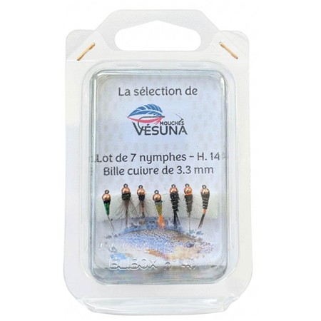 Pack Mit 7 Nymphen Vesuna Kupferperle