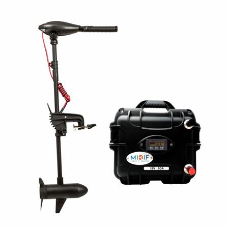 Pack Moteur Haswing Osapian 12V 55Lbs 2026 Et Batterie Lithium 12V50amp + Chargeur