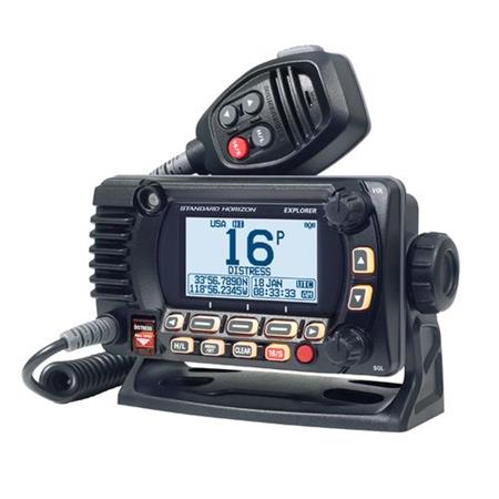 Pack Radio Vhf Fijo Gx1850gpse Clase D Ipx8 Negro Nmea2000 Con Antena Gps Interna Standard Horizon