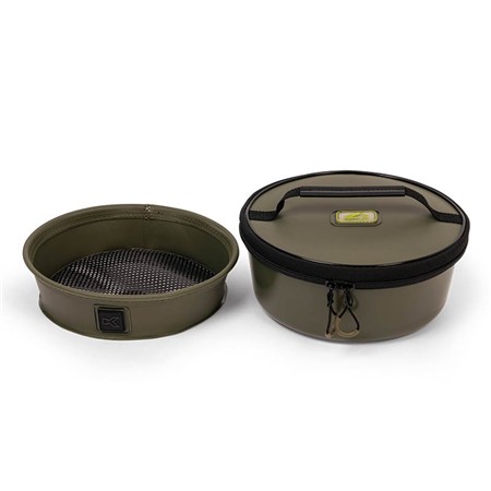 PACK SEAU + TAMIS KORUM EVA SOLID GROUNDBAIT BOWL & RIDDLE