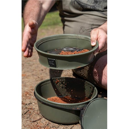 PACK SECCHIO + SETACCIO KORUM EVA SOLID GROUNDBAIT BOWL & RIDDLE