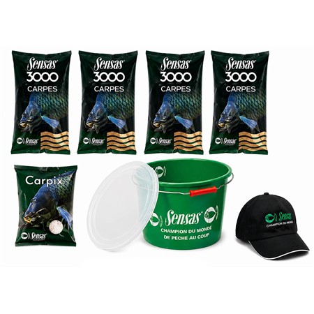 Pack Sensas Promo Amorce 3000 Carp