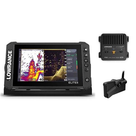 Pack + Sonda Active Target G1 Lowrance Elite Fs9 Active Imaging + Sonde Active Target G1