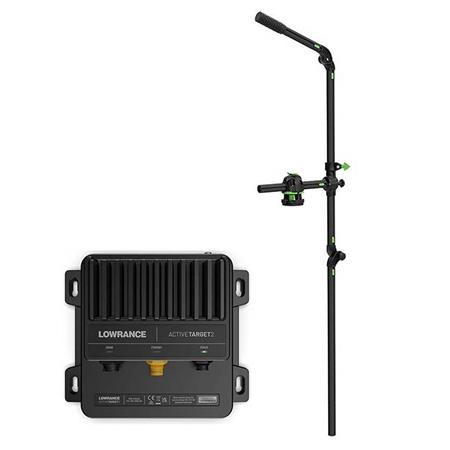 PACK SONDE + PERCHE DE SONDE RAILBLAZA HEXX LIVE POLE 60 LOWRANCE ACTIVE TARGET 2 + PERCHE DE SONDE RAILBLAZA HEXX LIVE POLE 60