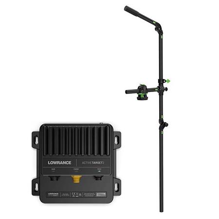 Pack Sonde + Sondenhalter Railblaza Hexx Live Pole 60 Lowrance Active Target 2 + Perche De Sonde Railblaza Hexx Live Pole 60