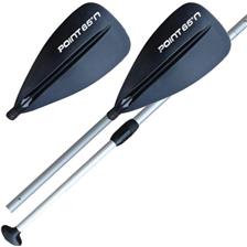 Paddel point 65°n sup tourer Paddel forwater schwarz teleskopisch