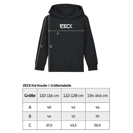 ΠΑΙΔΙΚΌ ΦΟΎΤΕΡ ZECK HOODIE - ΜΑΎΡΟ