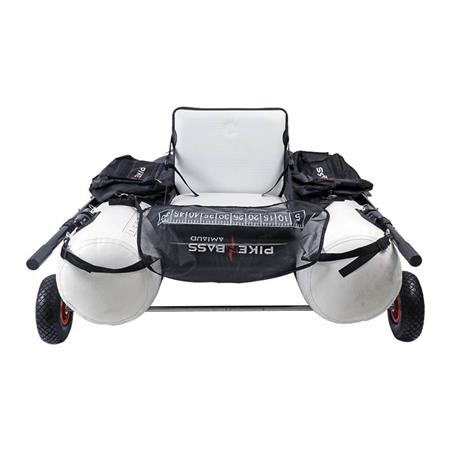 PAIR OF WHEELS PIKE'N BASS POUR FLOAT TUBE