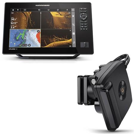 Paket Humminbird Xplore 12 Msi+Ta + Echolotgeber Mega Live 2