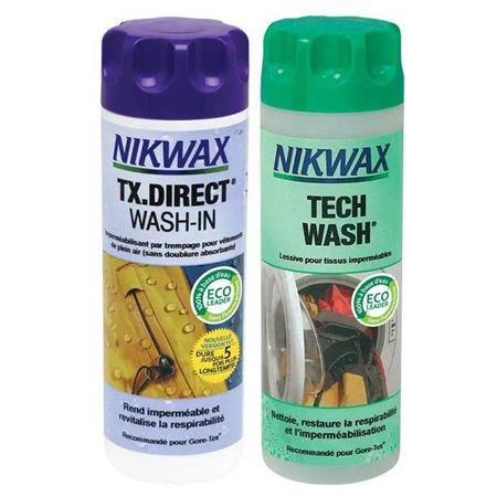 Πακέτο Καθαρισμού Και Αδιαβροχοποίησησ Nikwax Για Goretex