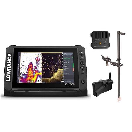 Pakiet Lowrance Elite Fs9 Active Imaging + Sonde Active Targetg1+ Perche De Sonde Amovible 360° Pike’N Bass