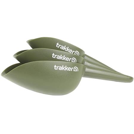 Pala De Cebo Trakker Bait Scoop Set - Paquete De 3