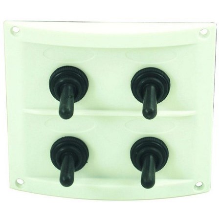 Panel Wodoszczelny Euromarine Abs - 4 Przełączniki