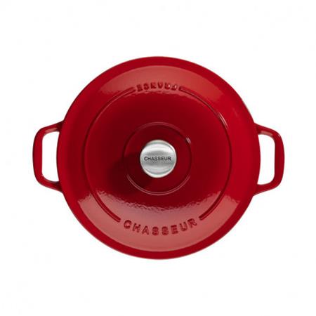 PANELA DE FERRO FUNDIDO CHASSEUR RONDE - RUBIS