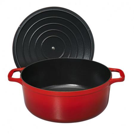 PANELA DE FERRO FUNDIDO CHASSEUR RONDE - RUBIS