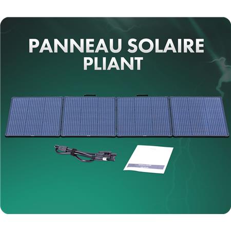 PANNEAU SOLAIRE PLIANT CADRÉ ORIUM 200W