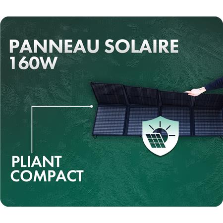 PANNEAU SOLAIRE PLIANT ORIUM 160W
