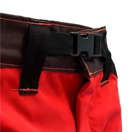 PANTALON DE TRAQUE HOMME F.P CONCEPTS CAYENNE ENDUIT DEVANT - ORANGE/MARRON