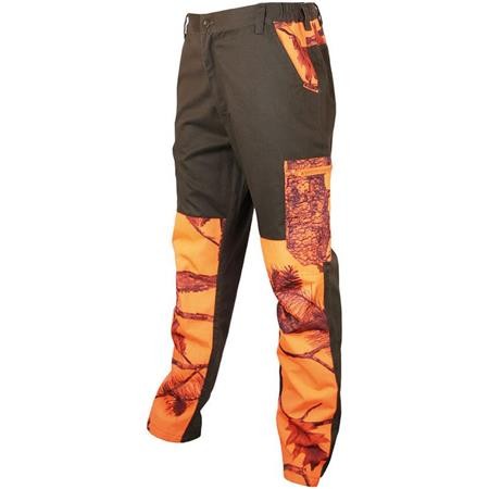 Pantalon De Traque Homme Treeland T582 - Vert/Camou Orange