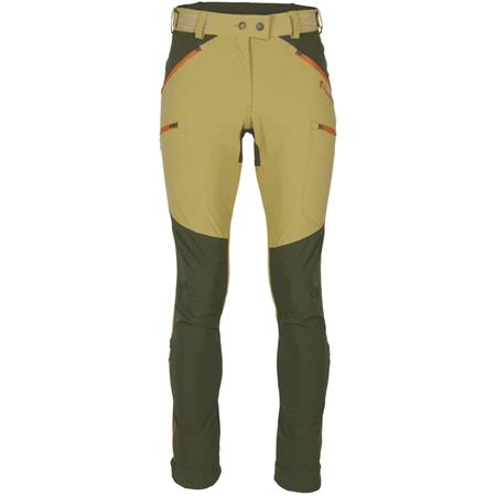 Pantalon Femme Pinewood Abisko Light Stretch W - Beige/Vert