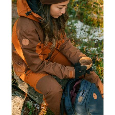 PANTALON FEMME PINEWOOD FINNVEDEN HYBRID EXT - FUDGE/NOUGAT