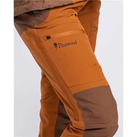 PANTALON FEMME PINEWOOD FINNVEDEN HYBRID EXT - FUDGE/NOUGAT