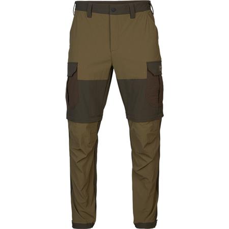 Pantalon Homme Harkila Logmar Lightweight Zip-Off - Dark Olive/Willow Green