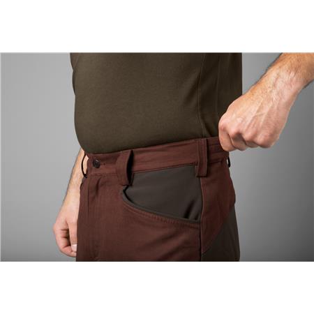PANTALON HOMME HARKILA SCANDINAVIAN - BLODSTONE RED/SHADOW BROWN