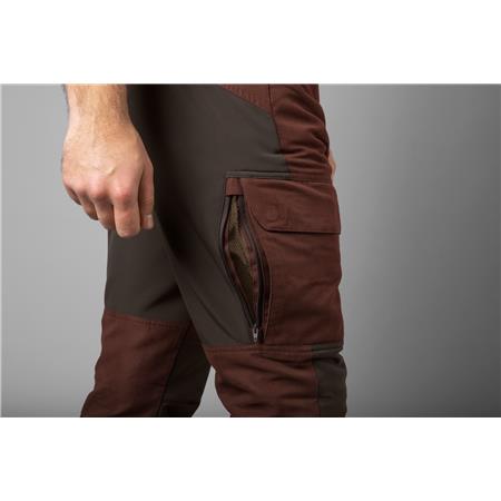 PANTALON HOMME HARKILA SCANDINAVIAN - BLODSTONE RED/SHADOW BROWN
