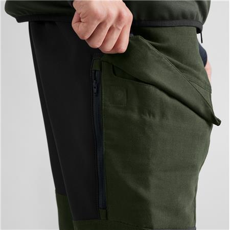 PANTALON HOMME HARKILA SCANDINAVIAN - DUFFEL GREEN/BLACK