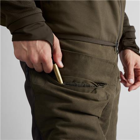 PANTALON HOMME HARKILA SCANDINAVIAN - WILLOW GREEN/DEEP BROWN