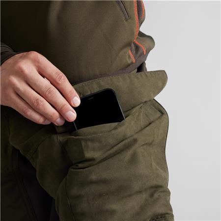 PANTALON HOMME HARKILA SCANDINAVIAN - WILLOW GREEN/DEEP BROWN