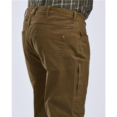 PANTALON HOMME PINEWOOD VÄRNAMO VINTAGE CANVAS - OLIVE MARRON