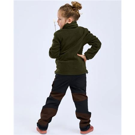 PANTALON JUNIOR PINEWOOD CARIBOU TC K - MARRON/NOIR