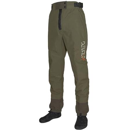 Pantalon Wading Stocking Ademend Devaux Dvx Zip 400 - Olijfgroen