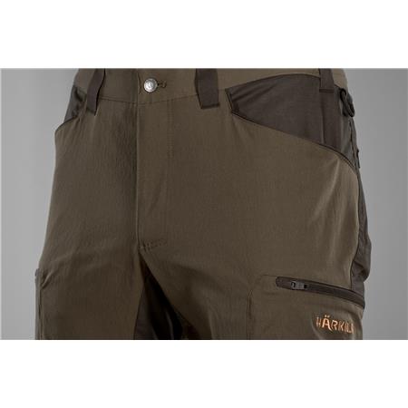 PANTALONE DI FONDO UOMO - MARONE/VERDE HARKILA RAGNAR - MARRON/VERT