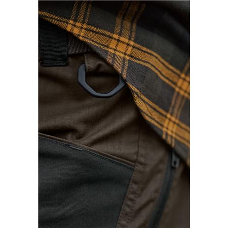PANTALONE DI FONDO UOMO - MARONE/VERDE HARKILA RAGNAR - MARRON/VERT